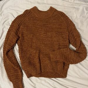 Universal Thread Chunky Knit Rust-Colored Sweater